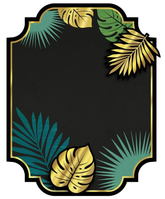 Tropical Chalkboard Easel Sign | 1ct