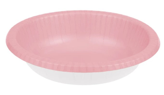 Classic Pink Paper Bowls | 20 ct