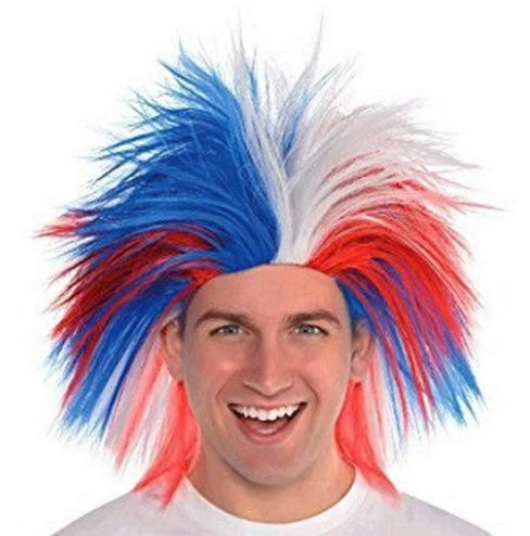 Patriotic Crazy Wig | 1ct