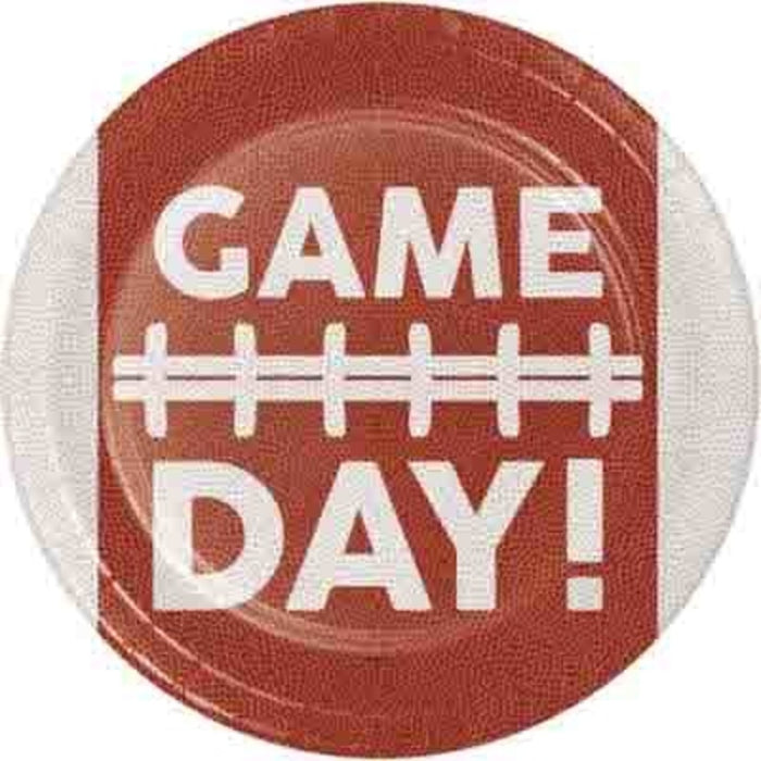 Game Day Football Dessert Plates, 6.75in | 8ct