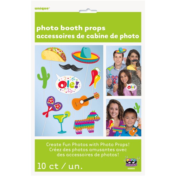 Fiesta Photo Booth Props 10pcs  | 1ct