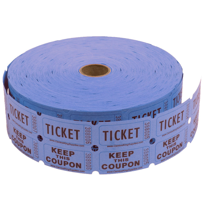 Blue Double Ticket Roll | 2000ct