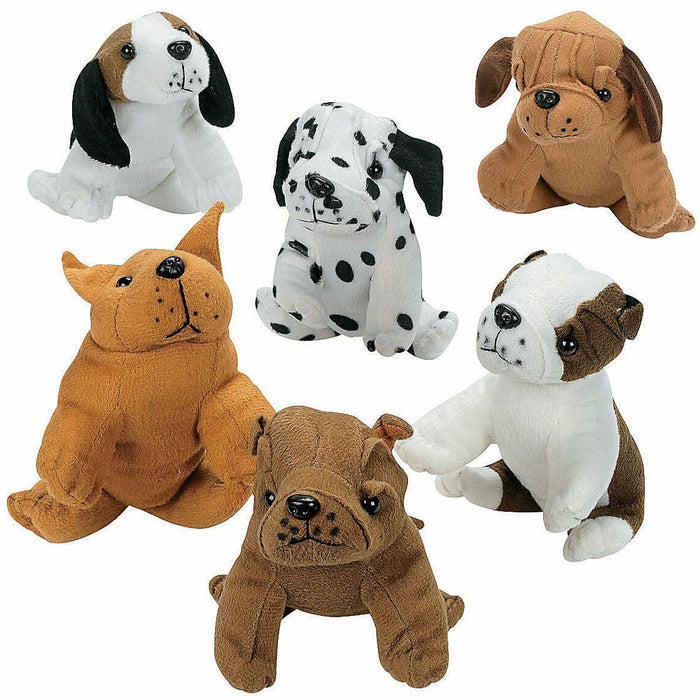 Plush Dogs, Assorted 5.5" | 12ct