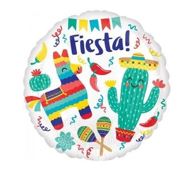 Fiesta Time Mylar Balloon 18" | 1ct