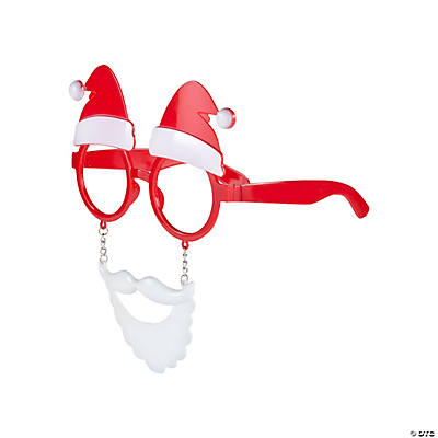 Christmas Funny Santa Glasses with Beard | 1ct
