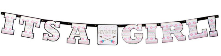 It's A Girl Banner | 7.5ft