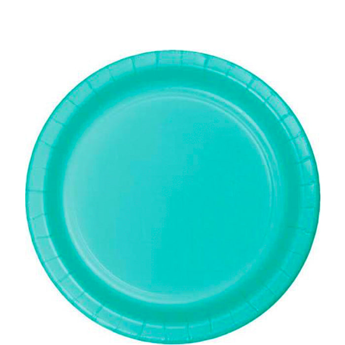 Teal Lagoon Paper Plate, 9'' | 24 ct