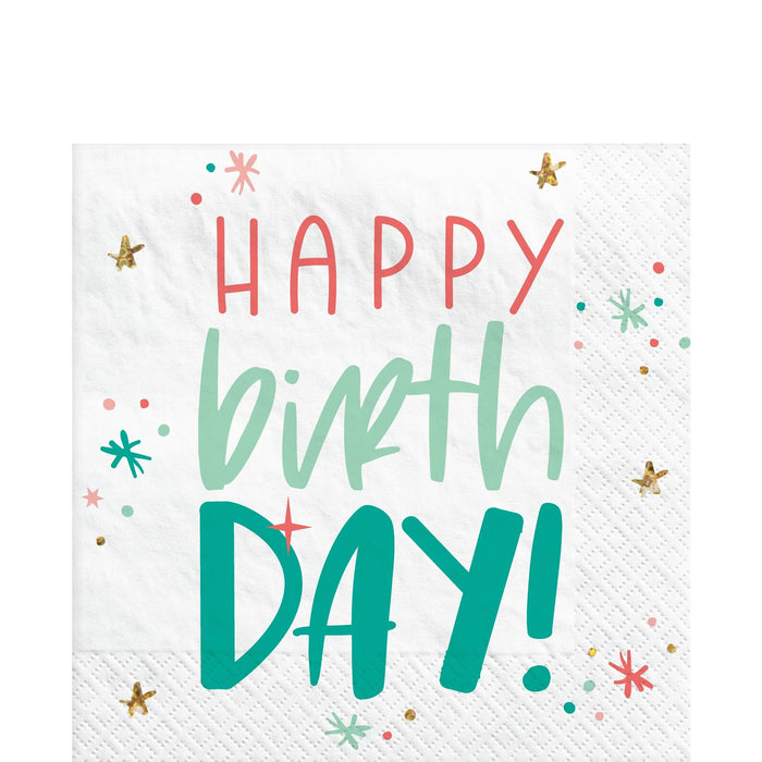 Happy Cake Day Lunch Napkins | 16ct