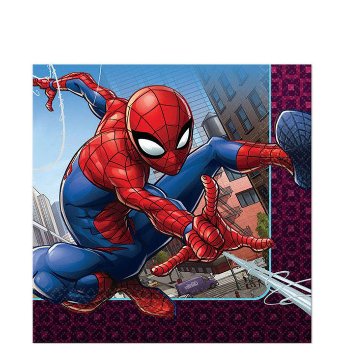 Spider-Man Web Wonder Lunch Napkins  | 16ct