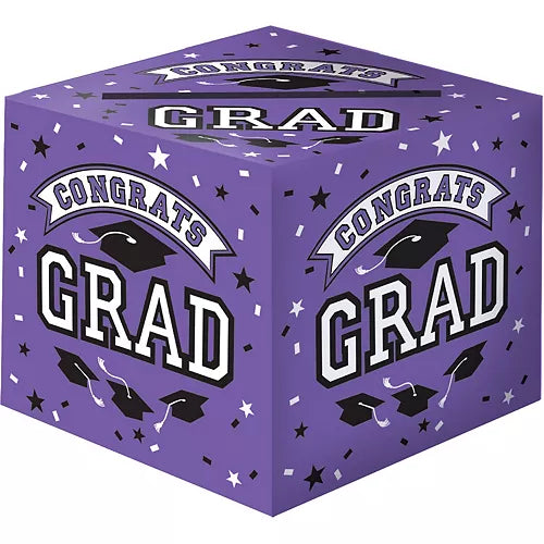 Graduation Purple Cardholder Box | 1 ct