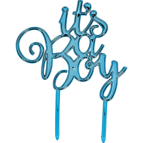 Oh Baby Boy Cake Topper | 1ct