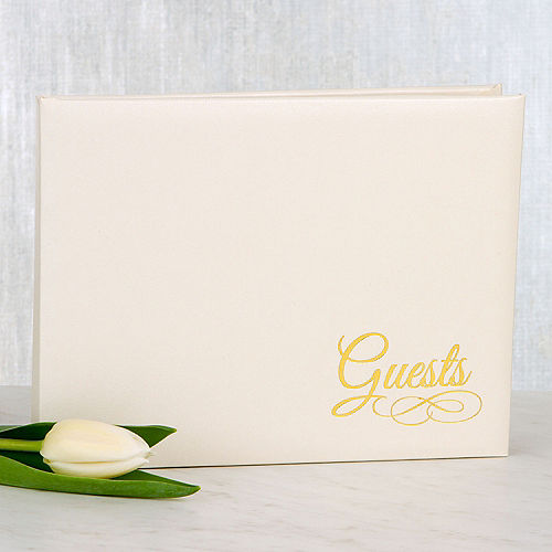 Ivory Guest Book  | 1ct