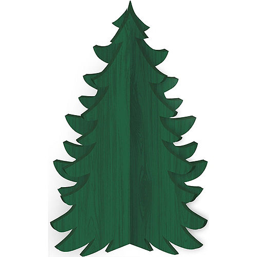 Green Fiberboard Christmas Tree Decoration | 1ct