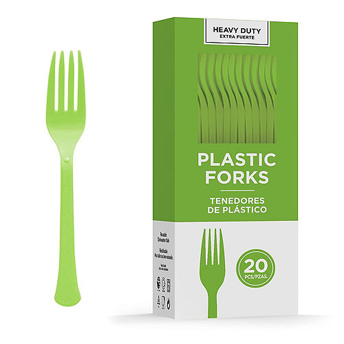 Kiwi Heavy Duty Plastic Forks | 20ct