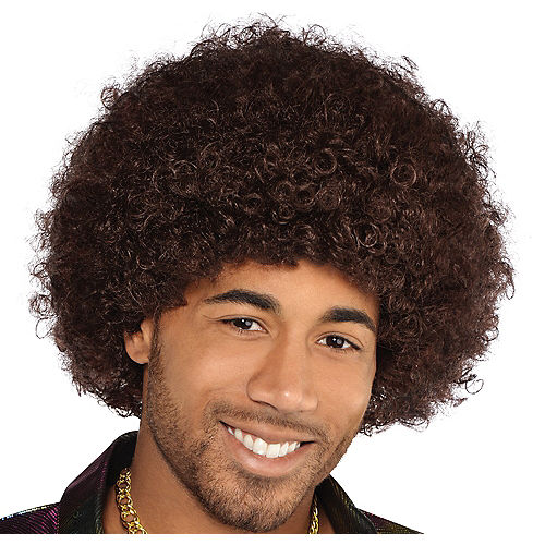 Brown Afro Wig | 1ct