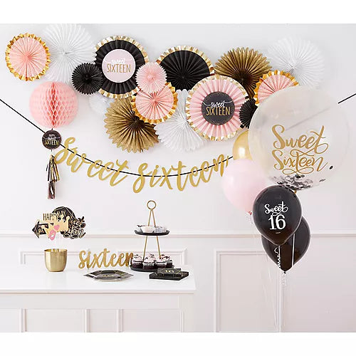 Sweet Sixteen Hanging Decorating Kit | 1ct