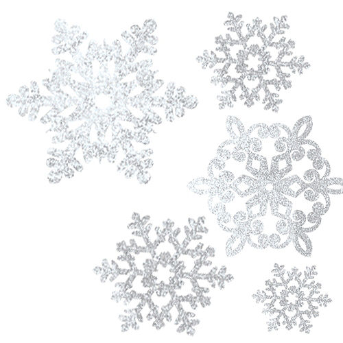 Glitter Snowflake Cutouts | 20pcs