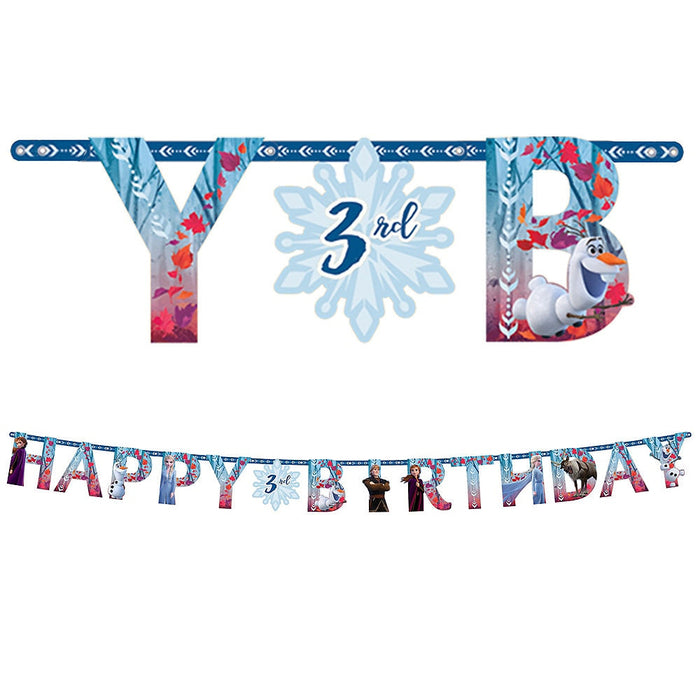 Frozen 2 Party Customizable Jumbo Banner Kit | 1ct