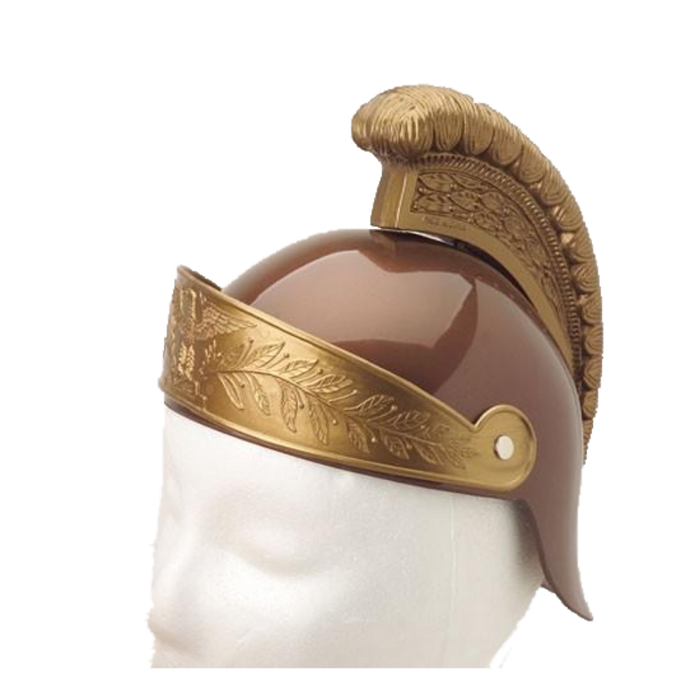 Golden Roman Helmet