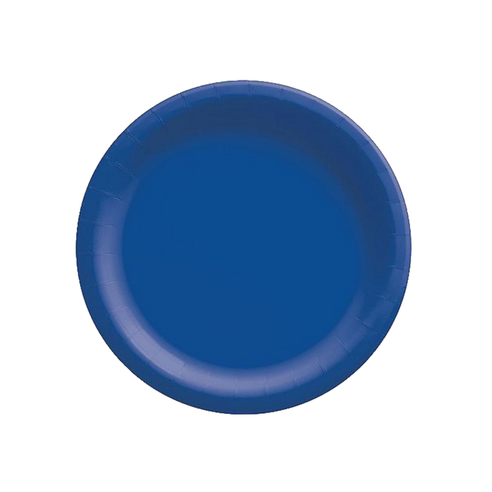 Bright Royal Blue 6.75'' Paper Plates | 20ct