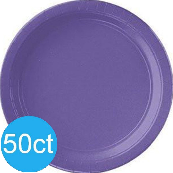 New Purple Dinner Paper Plates 10" | 50ct
