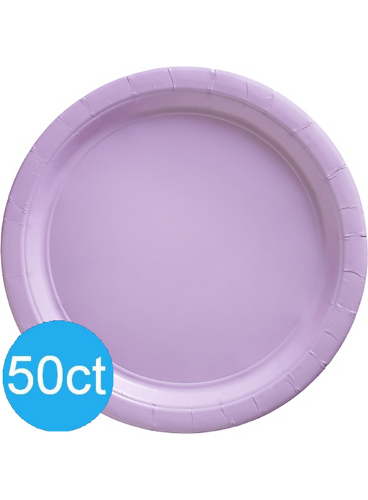 Lavender Paper Dinner Plates 10'' | 50ct