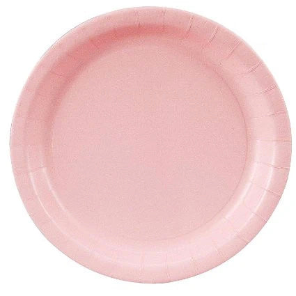 Classic Pink Paper Plates, 9'' | 20 ct