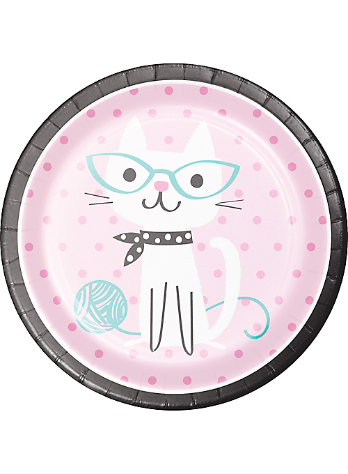 Purr-fect Cat Lunch Plates 9" | 8ct
