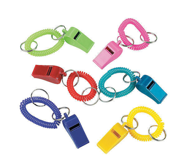 Whistle Key Chain Bracelet | 12ct