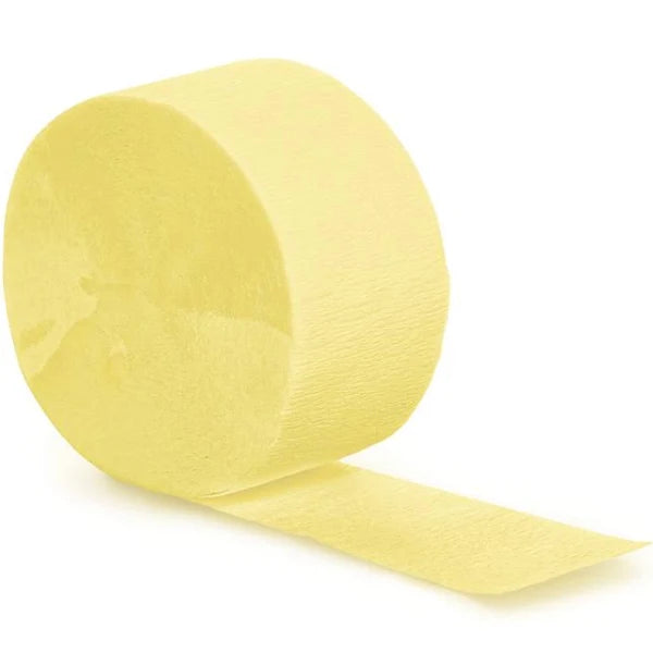 Mimosa Crepe Paper Streamer 81ft  | 1ct