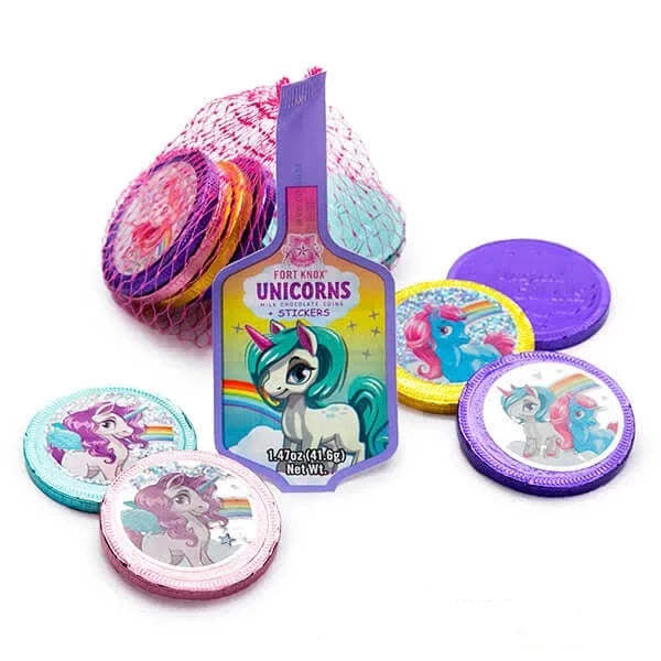 Fort Knox® Unicorns + Stickers Mesh Bag 1.47 oz. | 1ct