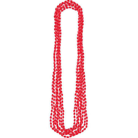 Red Beaded Necklaces | 8ct
