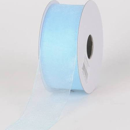 Sheer Light Blue Ribbon | 1.5"