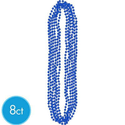 Blue Beaded Necklaces | 8ct