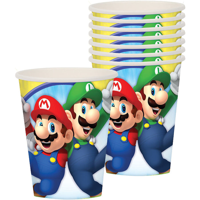 Super Mario Bros. Paper Cups 9oz | 8ct