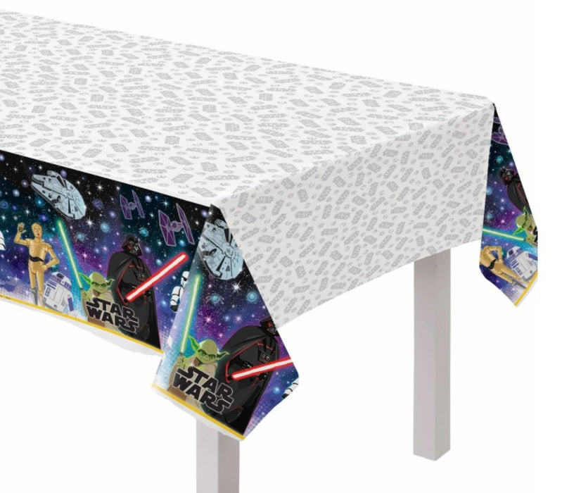 Star Wars Galaxy of Adventures Plastic Table Cover | 1ct