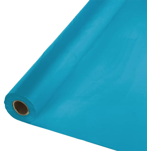 40 in x 100 ft Plastic Banquet Table Roll Turquoise Creative Converting