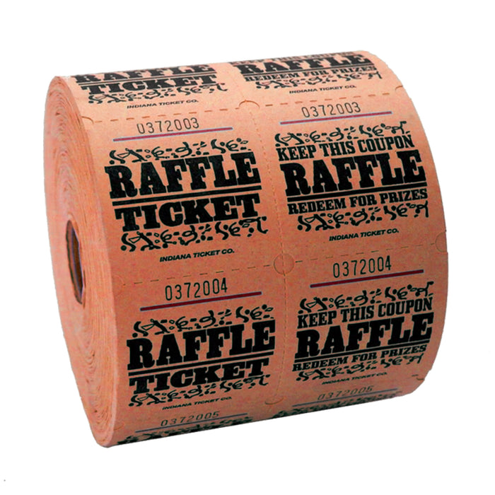 Orange Raffle Ticket | 1000 ct
