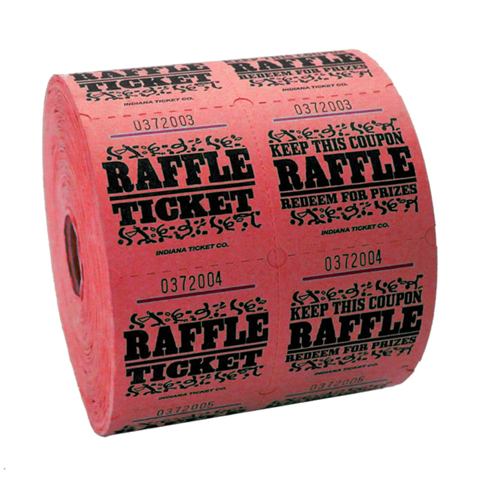 Red Raffle Ticket | 1000 ct