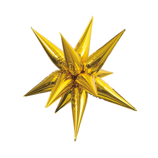 Star Burst Balloon Gold, 27.5'' | 1ct