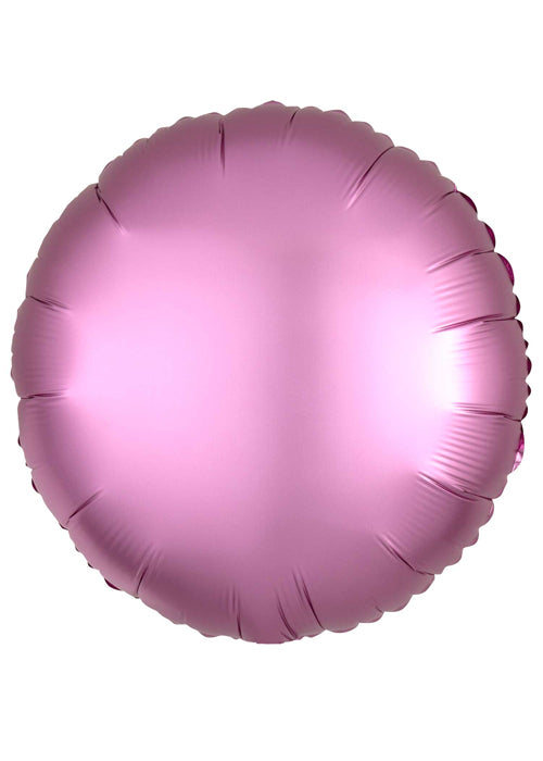 Flamingo Round Satin Luxe Mylar Balloon 18" | 1 ct