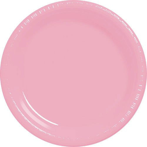 New Pink 10.25'' Plastic Plates | 50ct