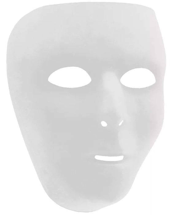 White Full Face Mask | 1ct