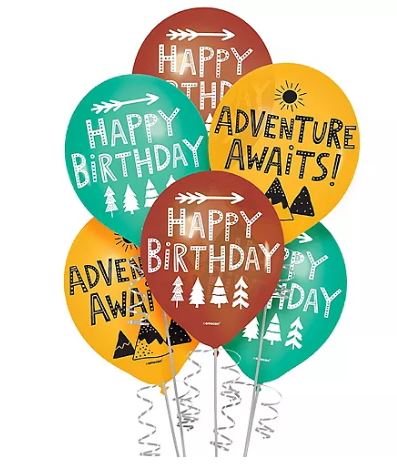 Into The Wilderness Latex Balloons 12" | 6ct