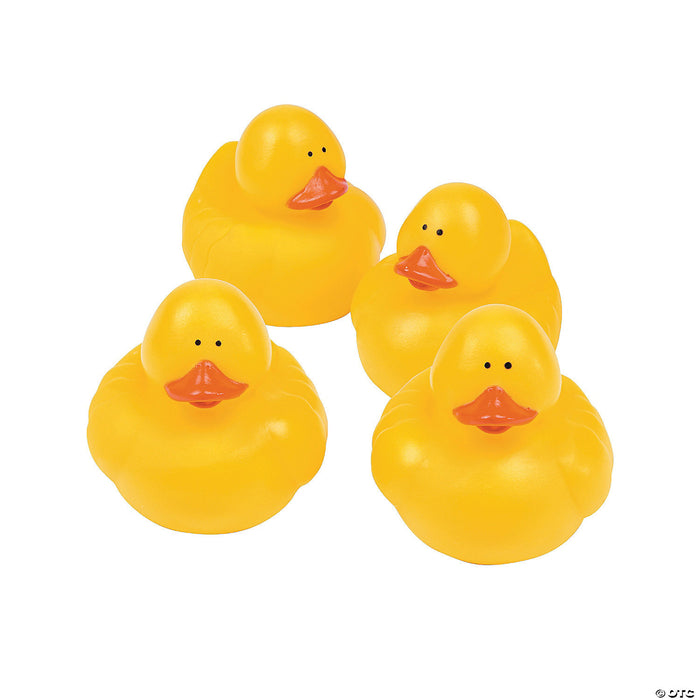 Yellow Rubber Ducks 2" | 12 ct